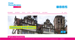 Desktop Screenshot of fdp-hersfeld-rotenburg.de